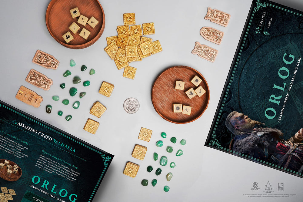PUREARTS Orlog dice bowls provide smooth, tactile rolling.