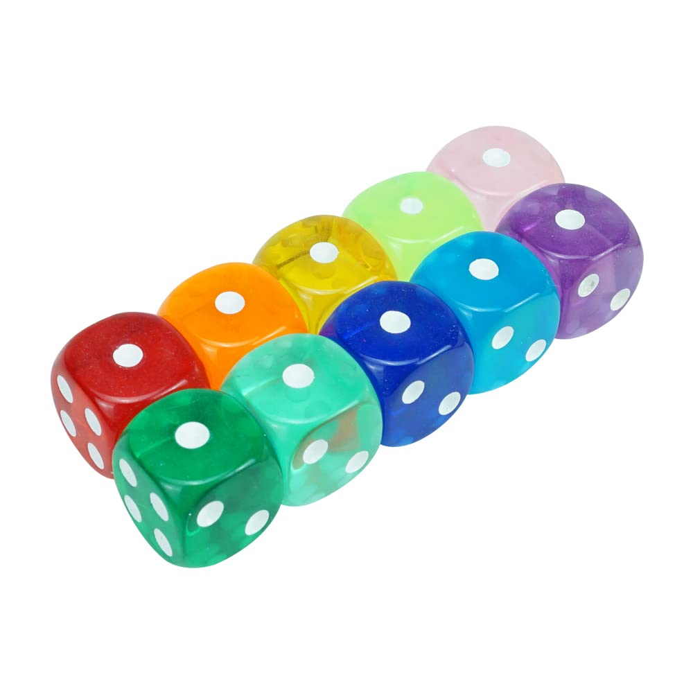 PurePlay dice set ready for Tenzi or Yahtzee play