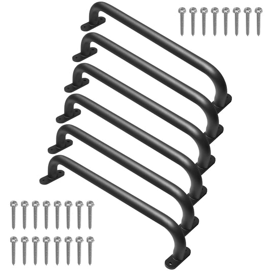 Purife 17-inch black playground handles front view for sturdy, comfortable grip