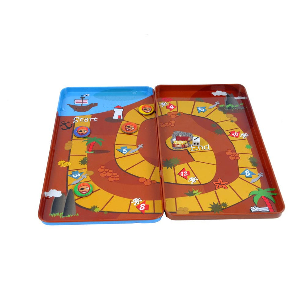 Purple Cow magnetic game pieces in a travel-ready set