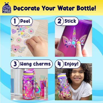 Purple Ladybug gemstone sheets add sparkly sticker accents.