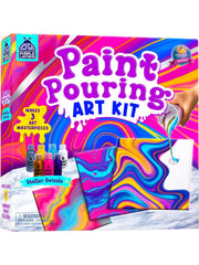 PURPLE LADYBUG Stellar Swizzle paint bottles with vibrant pigments for kids artwork