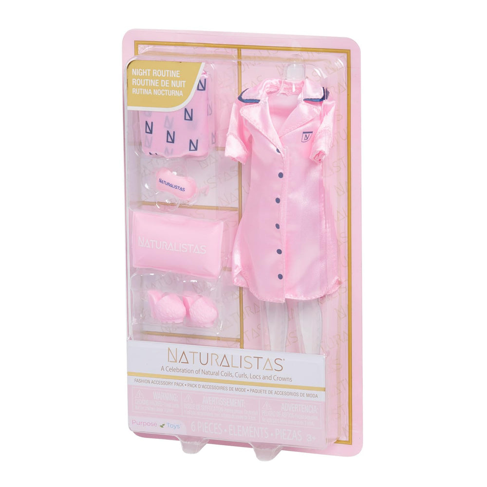 Purpose Toys Naturalistas pillow and wedge slippers for comforting night-time routine.