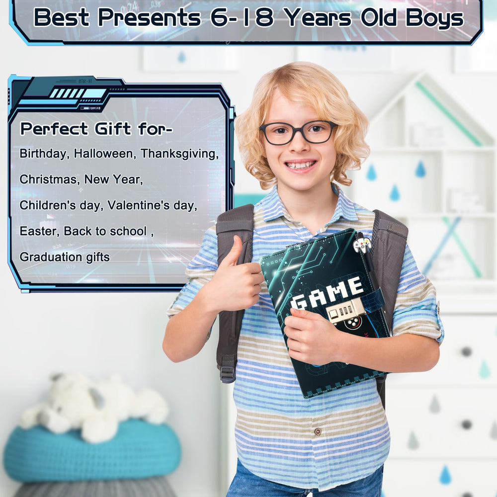 Purtarly diary in compact A5 size fits backpacks for daily use.