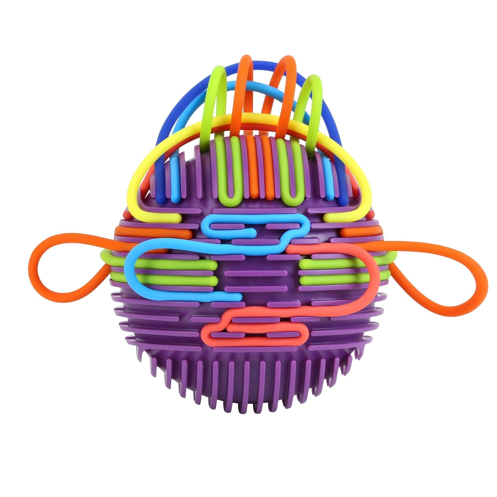 PushGoGo Sensory Ball surface pattern offers tactile exploration and calm engagement.