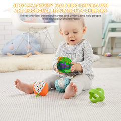 PushGoGo Sensory Ball portable-safe design with inside-string storage for travel