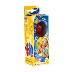 Pustefix Bubble Bear blue ready for easy bubble blowing fun.