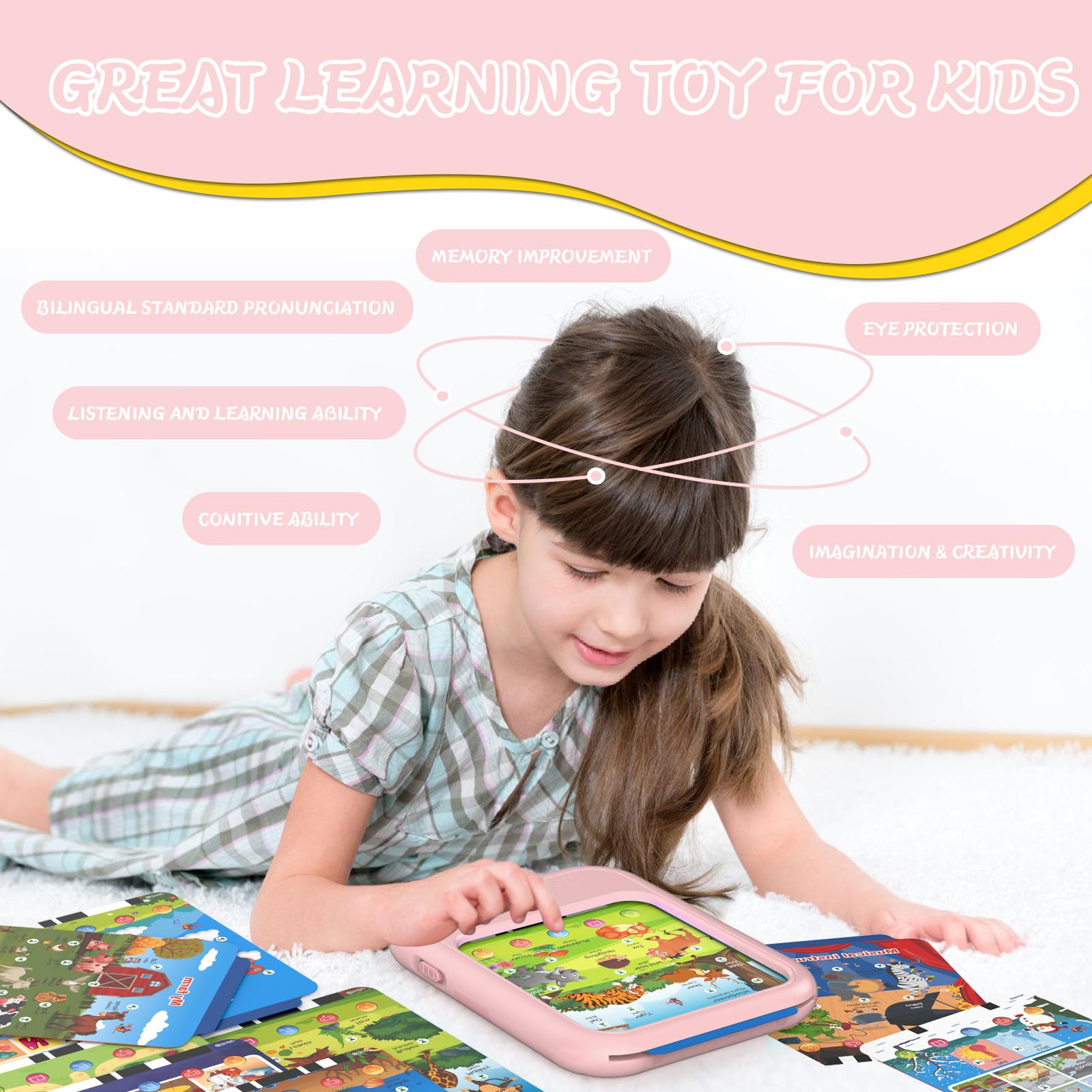 Puzcande tablet provides five learning modes to boost skills.
