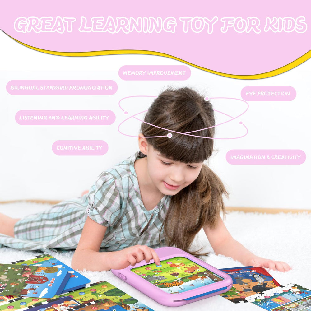 Puzcande tablet 40 learning themes promote letters, numbers, shapes and more.