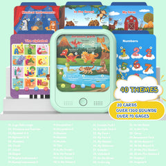 Puzcande tablet features 40 themes to spark curiosity in letters and numbers.