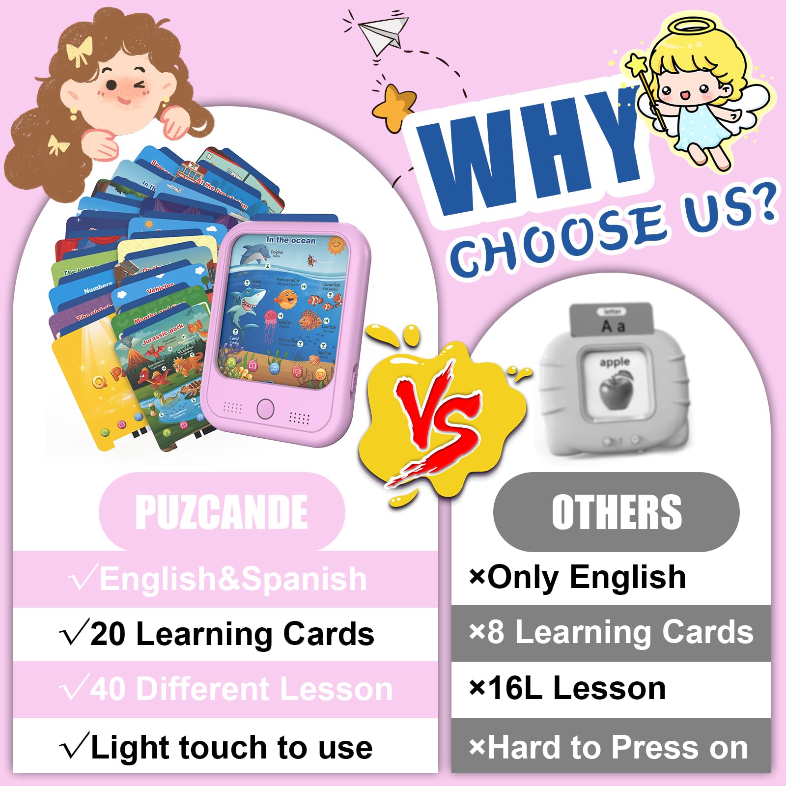 Puzcande tablet eco-friendly materials ensure safe, durable learning toys.