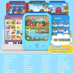 Puzcande tablet showing volume control for quiet play at home or class.
