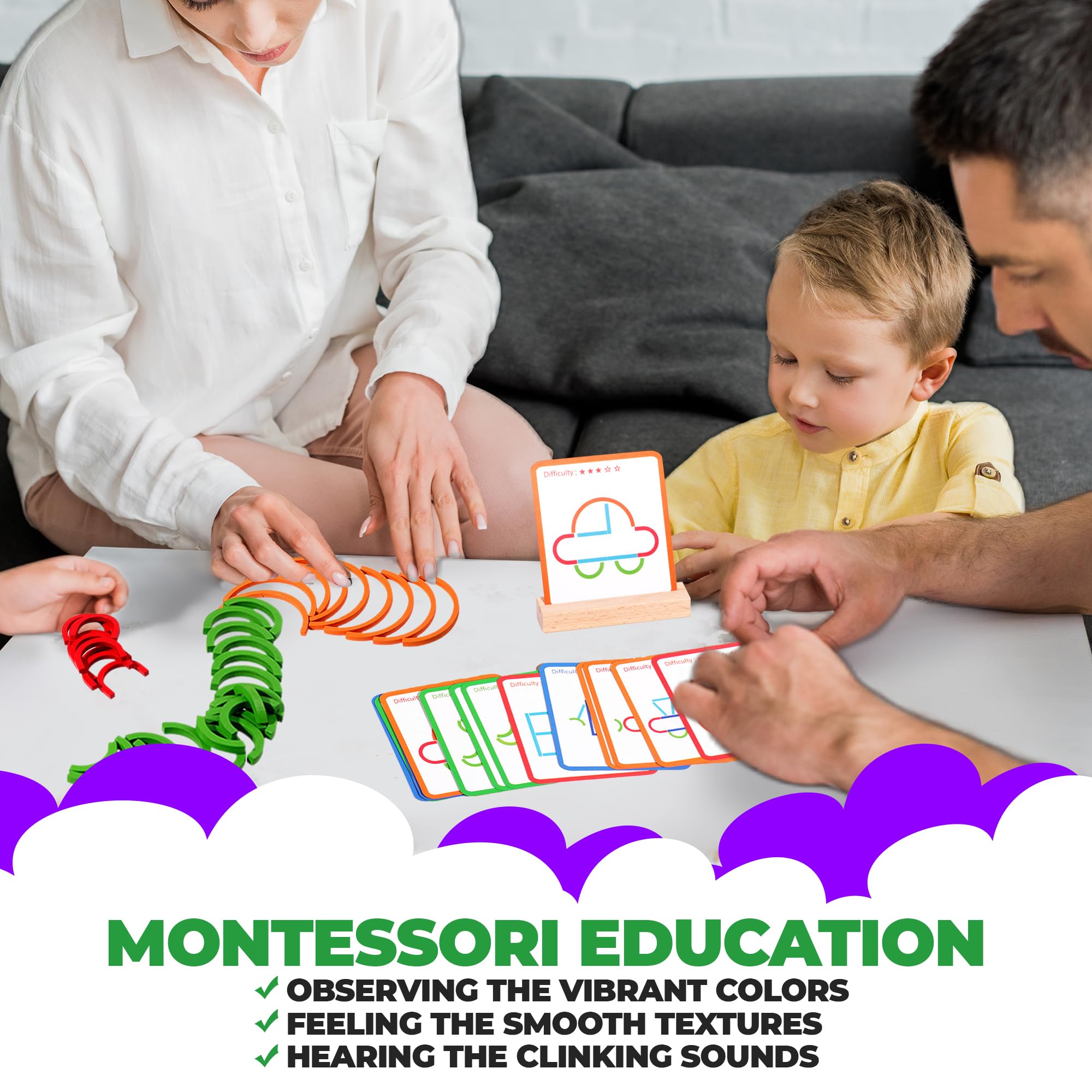 puzgic stem sticks provide safe play for curious preschoolers.