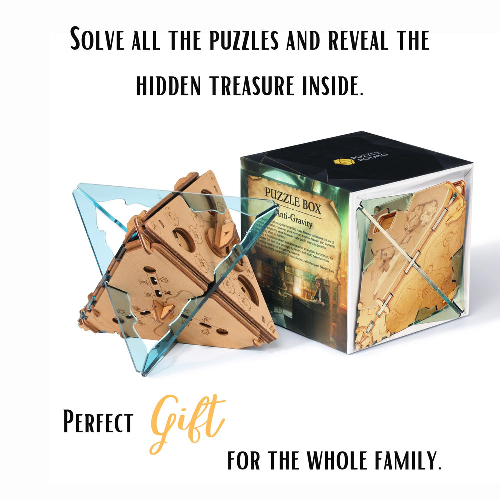 PUZZLE POTATO gift-ready box designed for dramatic unboxing and gifting.