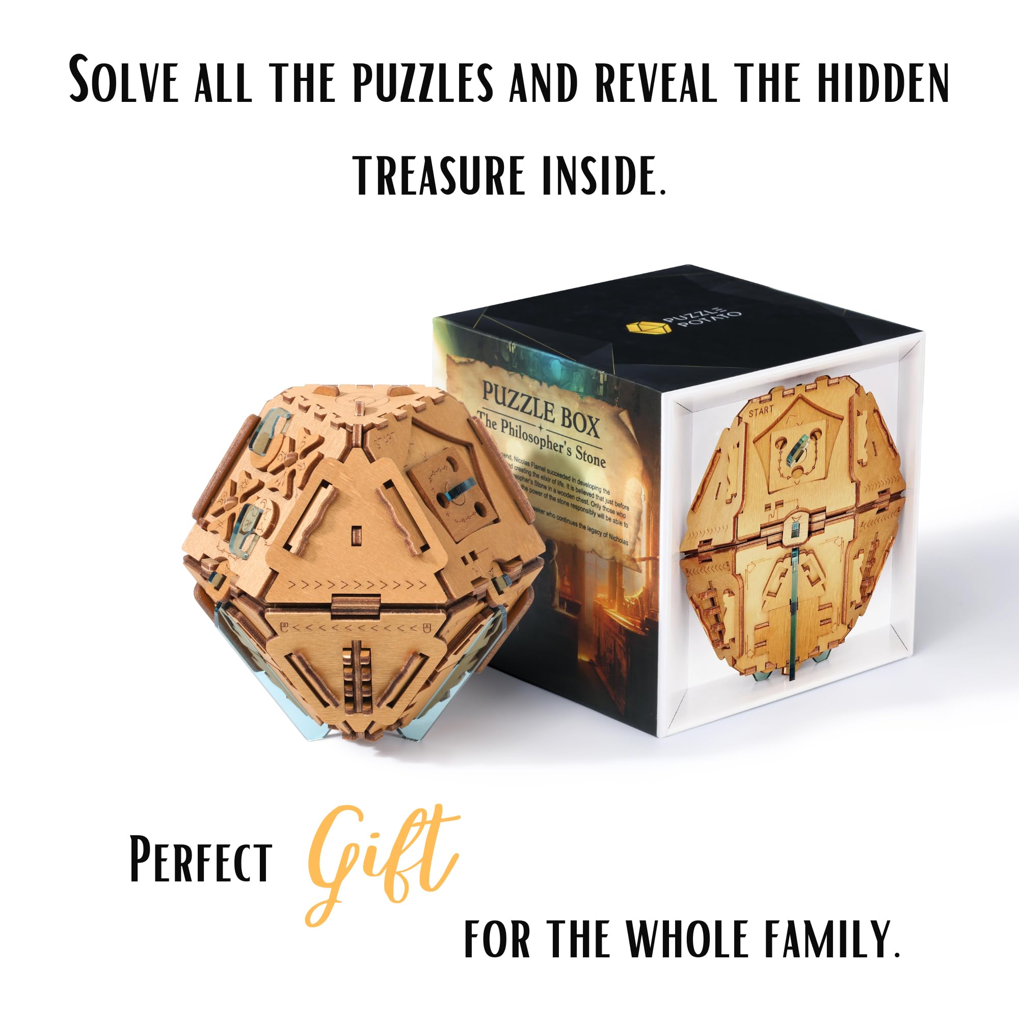 PUZZLE POTATO solved state demonstrates successful completion and satisfaction.