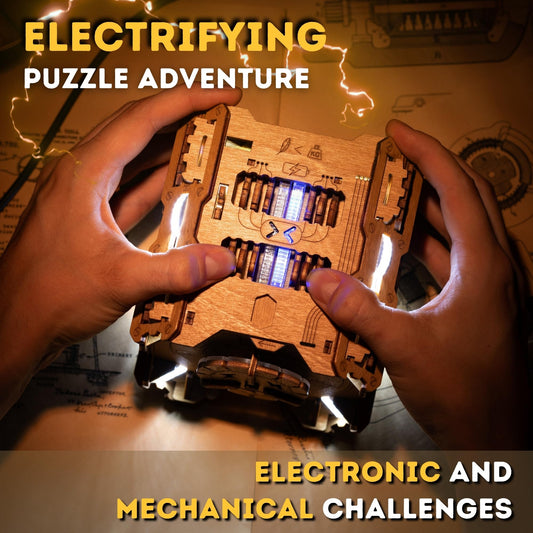 Puzzle Potato Tesla Box inside mechanisms showing magnetic interactions