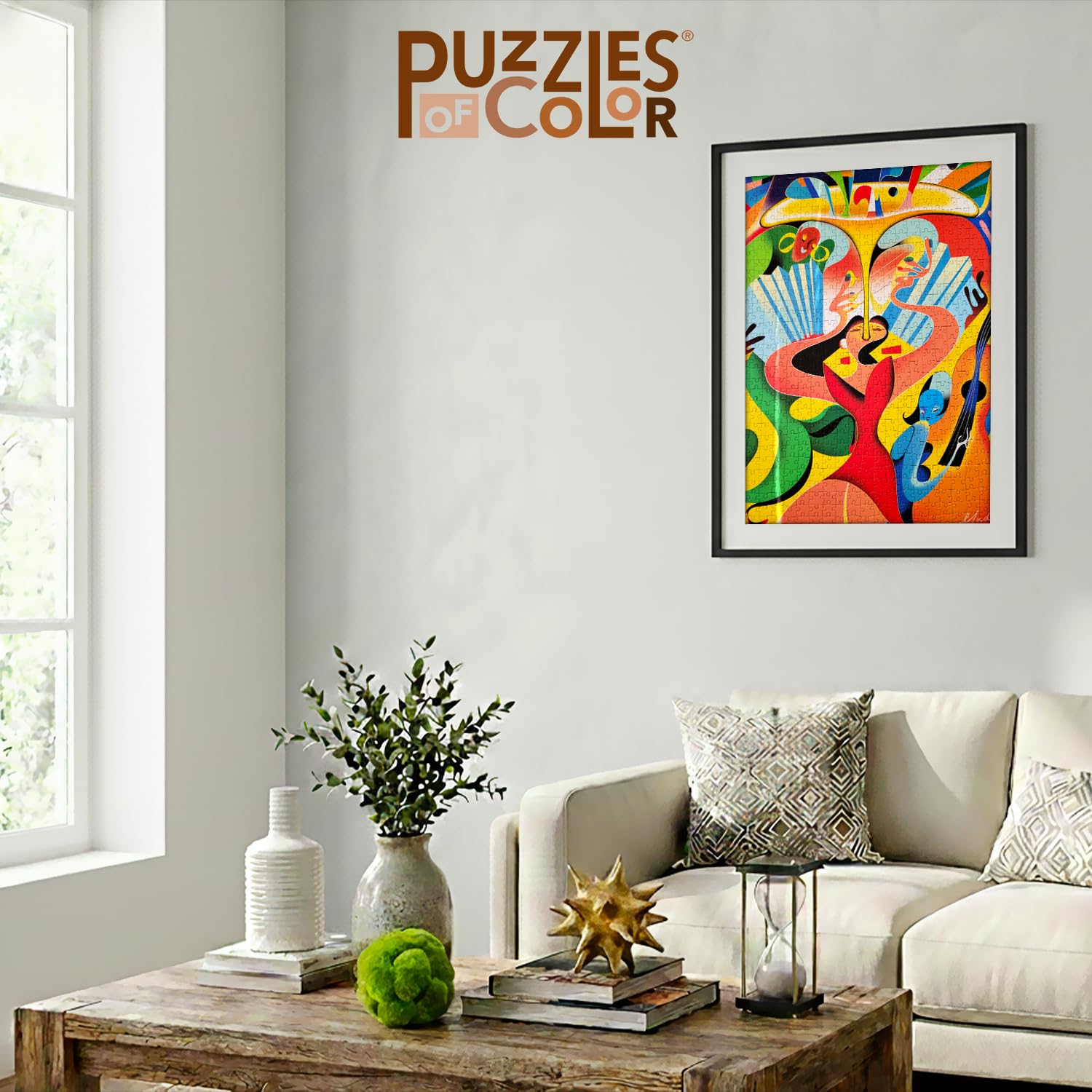 Includes full-size reference photo to aid assembly and family game night.
