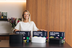 Puzzlup puzzle room decor hint with matte finish adds style to creative spaces.