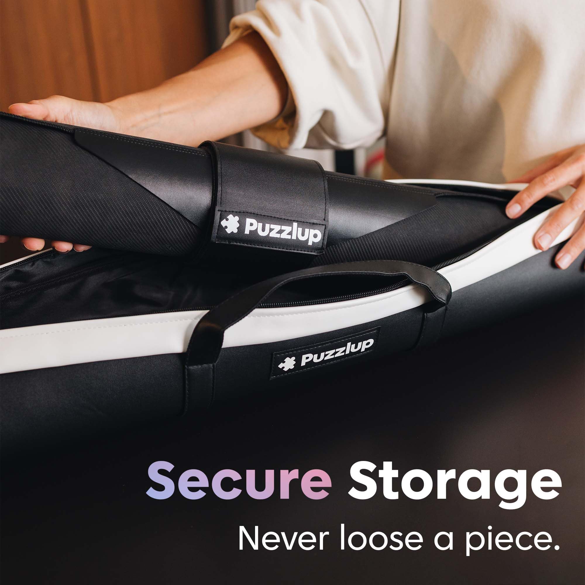 Puzzlup soft polyester surface provides a comfortable puzzle experience.