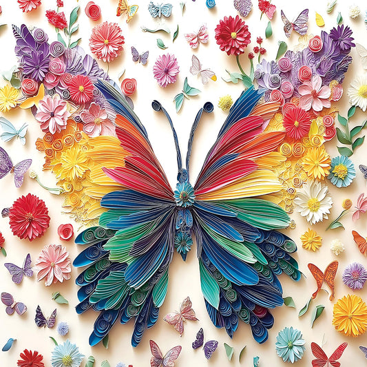 PuzzOne Butterfly Puzzle with vibrant butterflies for relaxing family puzzle time