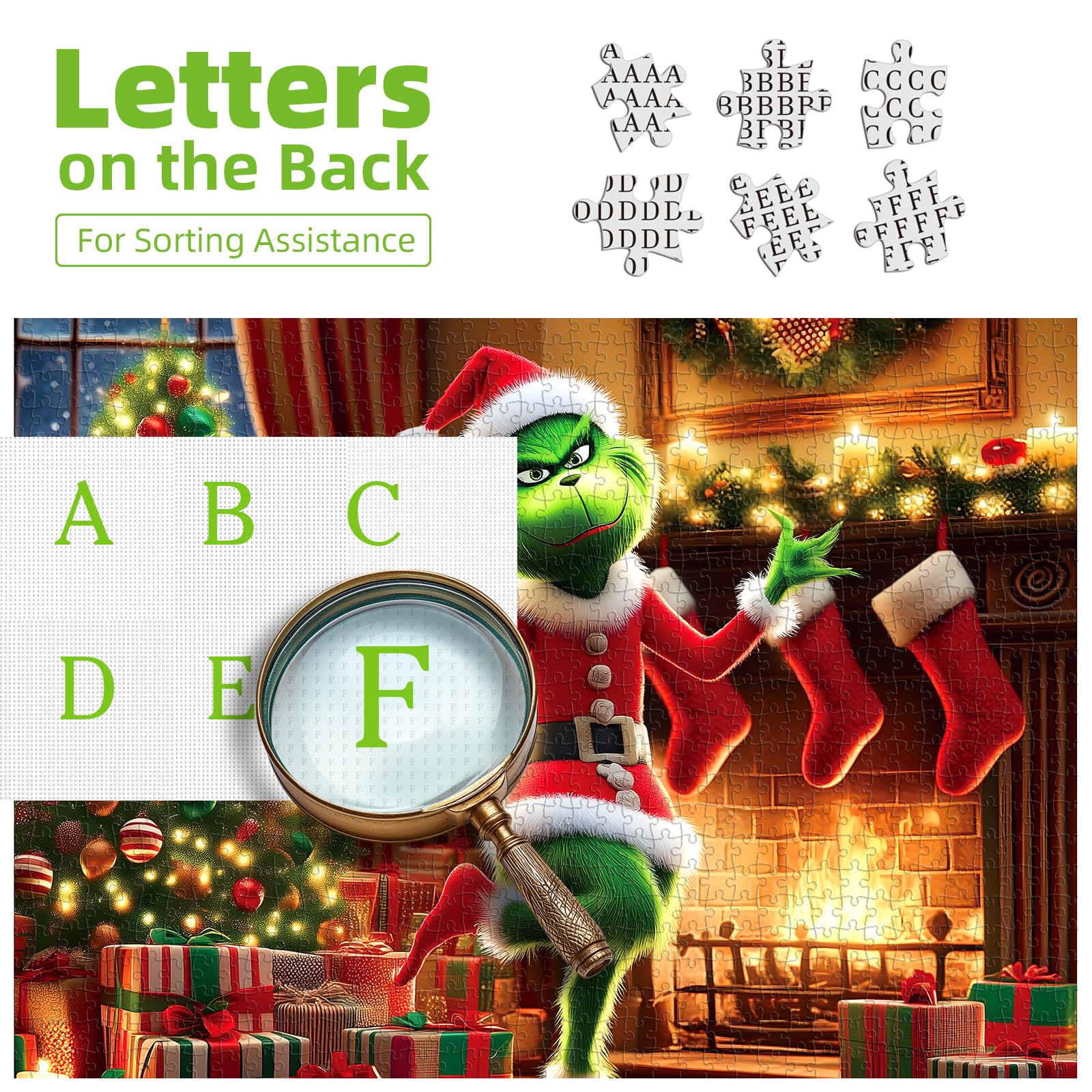 PuzzOne Christmas 500-piece puzzle stockings create warm, shared moments and seasonal décor.
