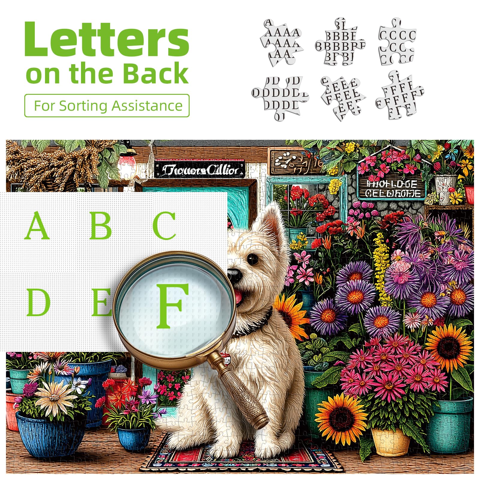 PuzzOne turquoise door puzzle image highlights bold contrast for focused solving sessions.