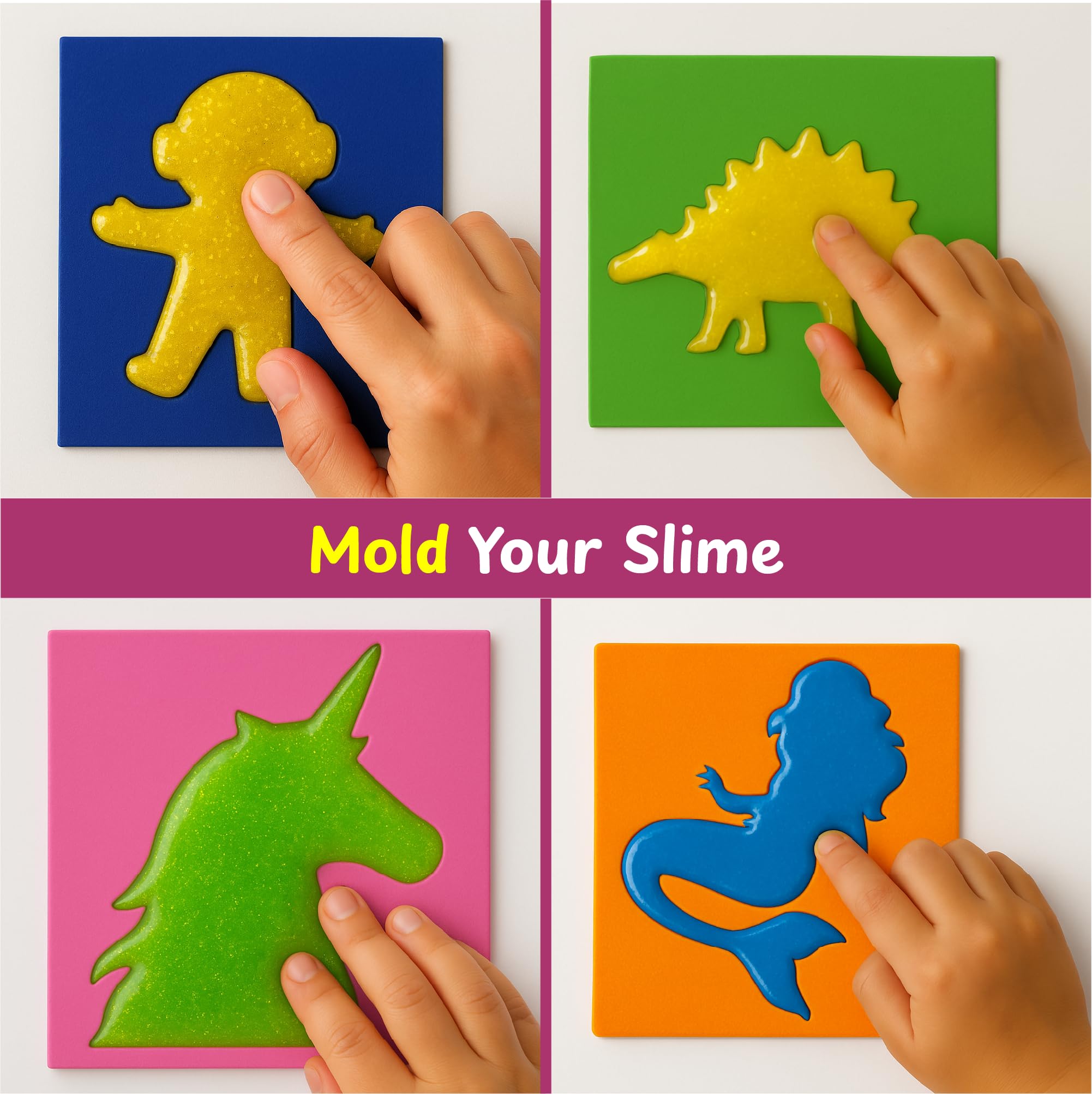 PW DIY Slime Kit safe glitter and colors for sparkling slime sessions