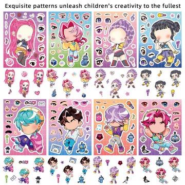 PWSTY creative sticker pack fuels imaginative play and decoration ideas.