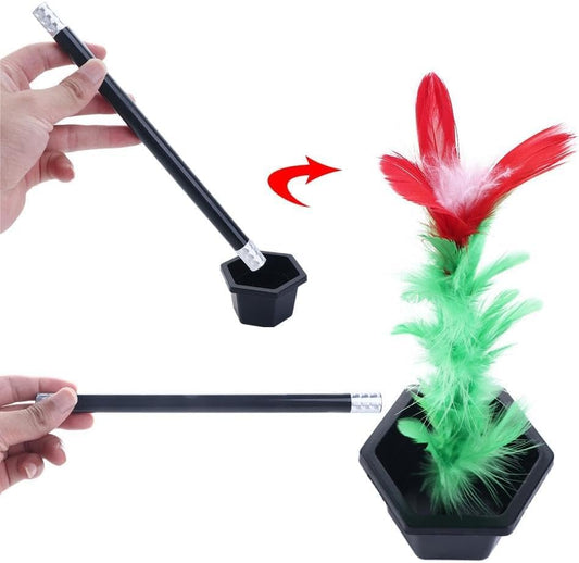 Pxiryanlow magic wand transforming into a flower for close up tricks