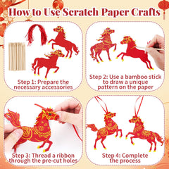 PYURTHITY Scratch-off film uncovers multicolored patterns on each card.