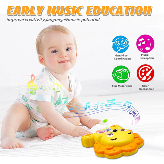 PYYCZA baby piano keyboard fosters early musical exploration and fine motor skills.