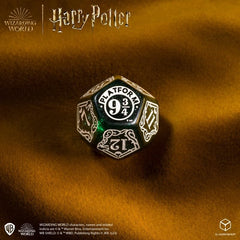 Q Workshop Gryffindor D20 dice blend shimmer and precision for dramatic moments