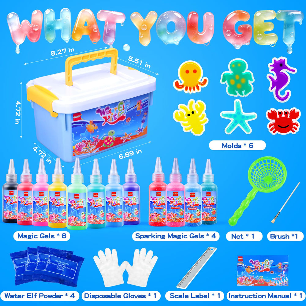 QANIY DIY water elf kit for family play and party activities