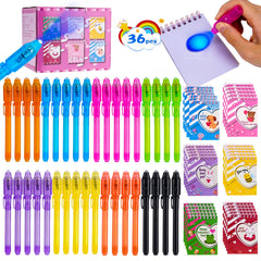 QANIY invisible ink pen with UV light reveals secret messages during playtime