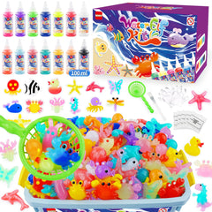 QANIY Magic Water Elf Kit: 12 molds for creative marine toy making