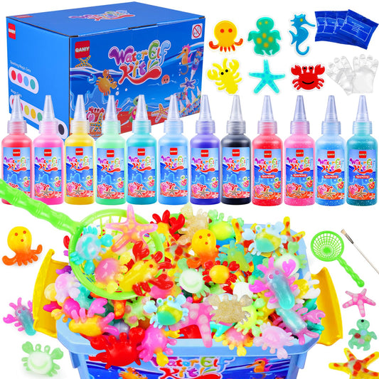 QANIY Magic Water Elf Kit with six molds for imaginative marine play