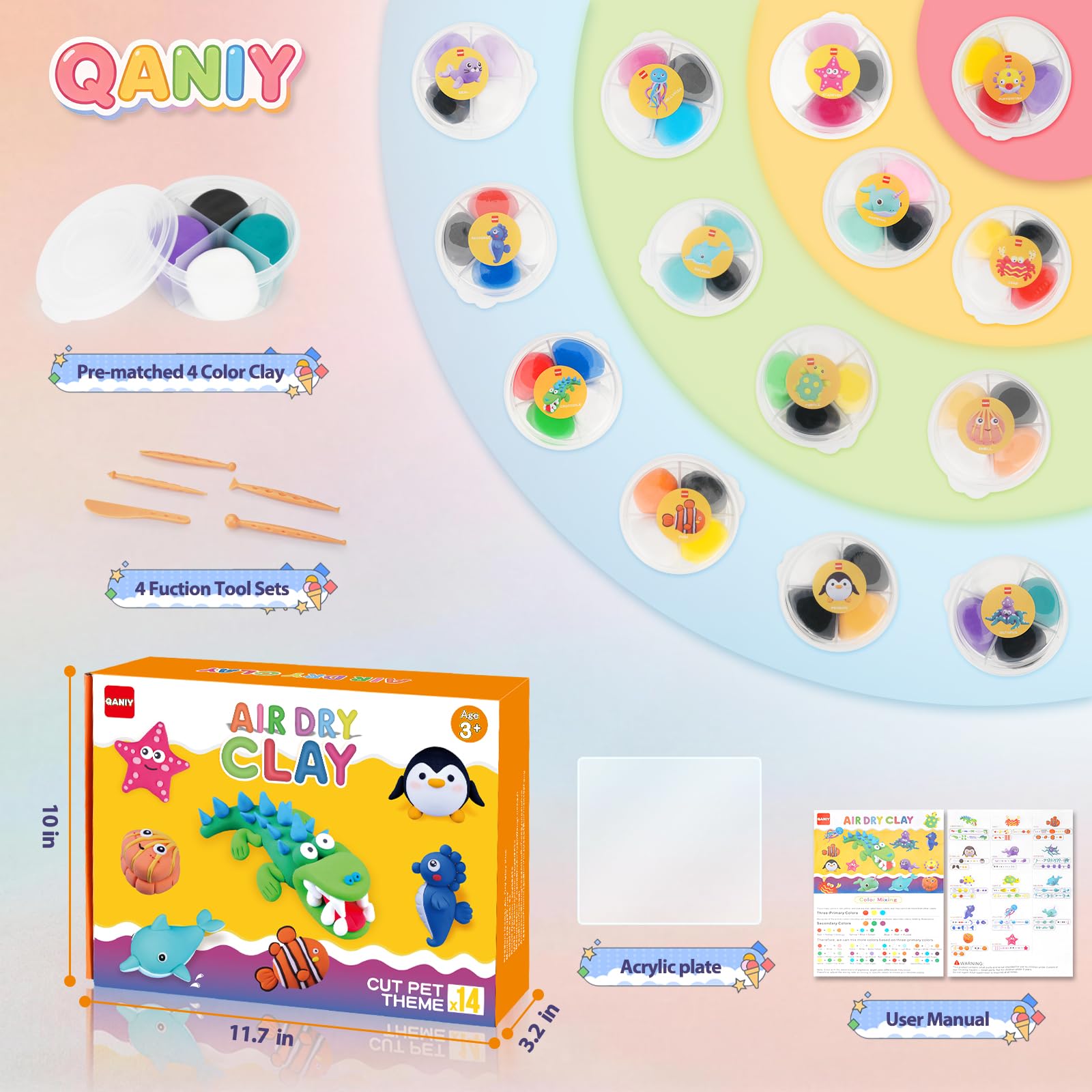 Non-toxic, CE EN-71 compliant materials from QANIY