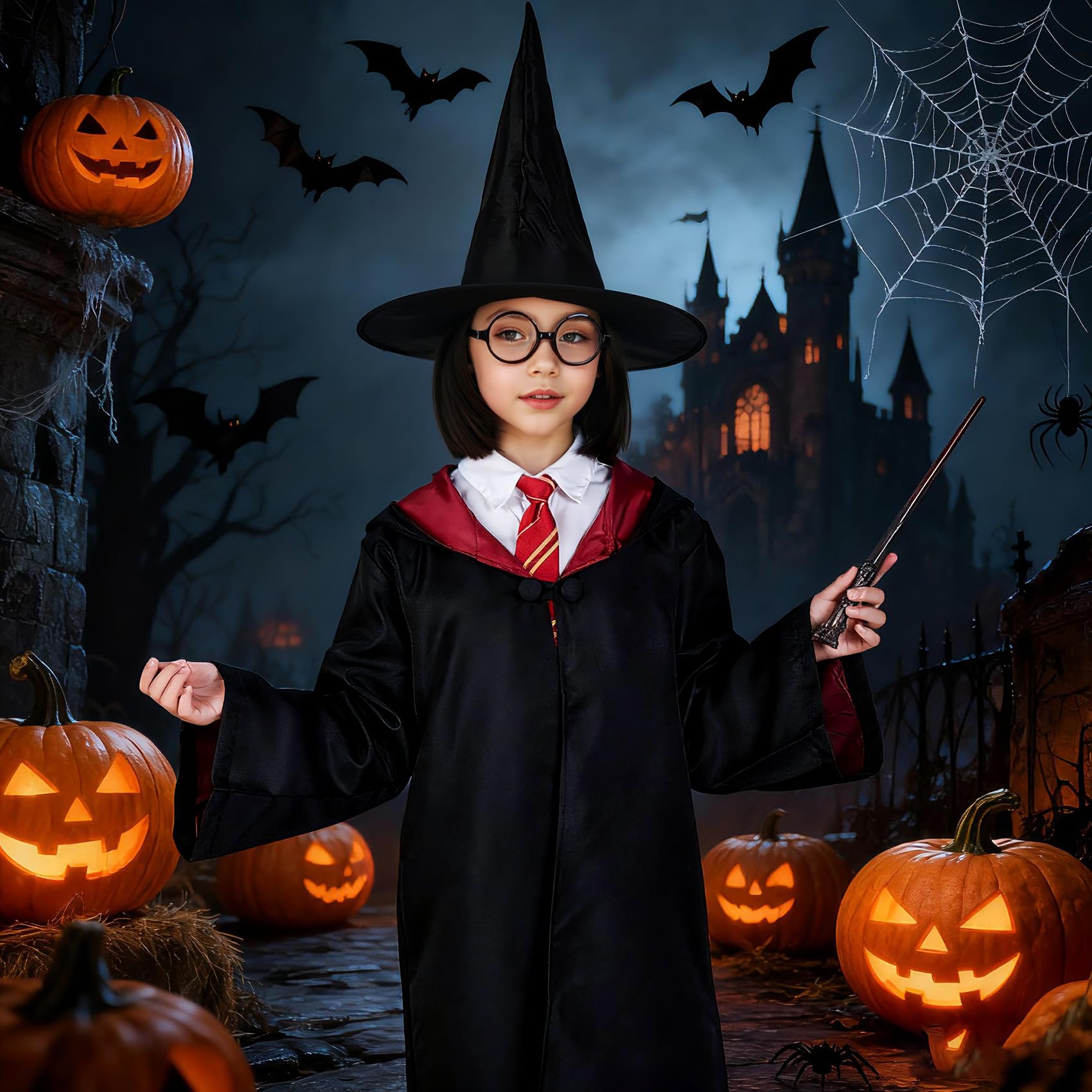 QAQ-COSPLAY Dress-up set perfect for Halloween, birthdays, and themed events.