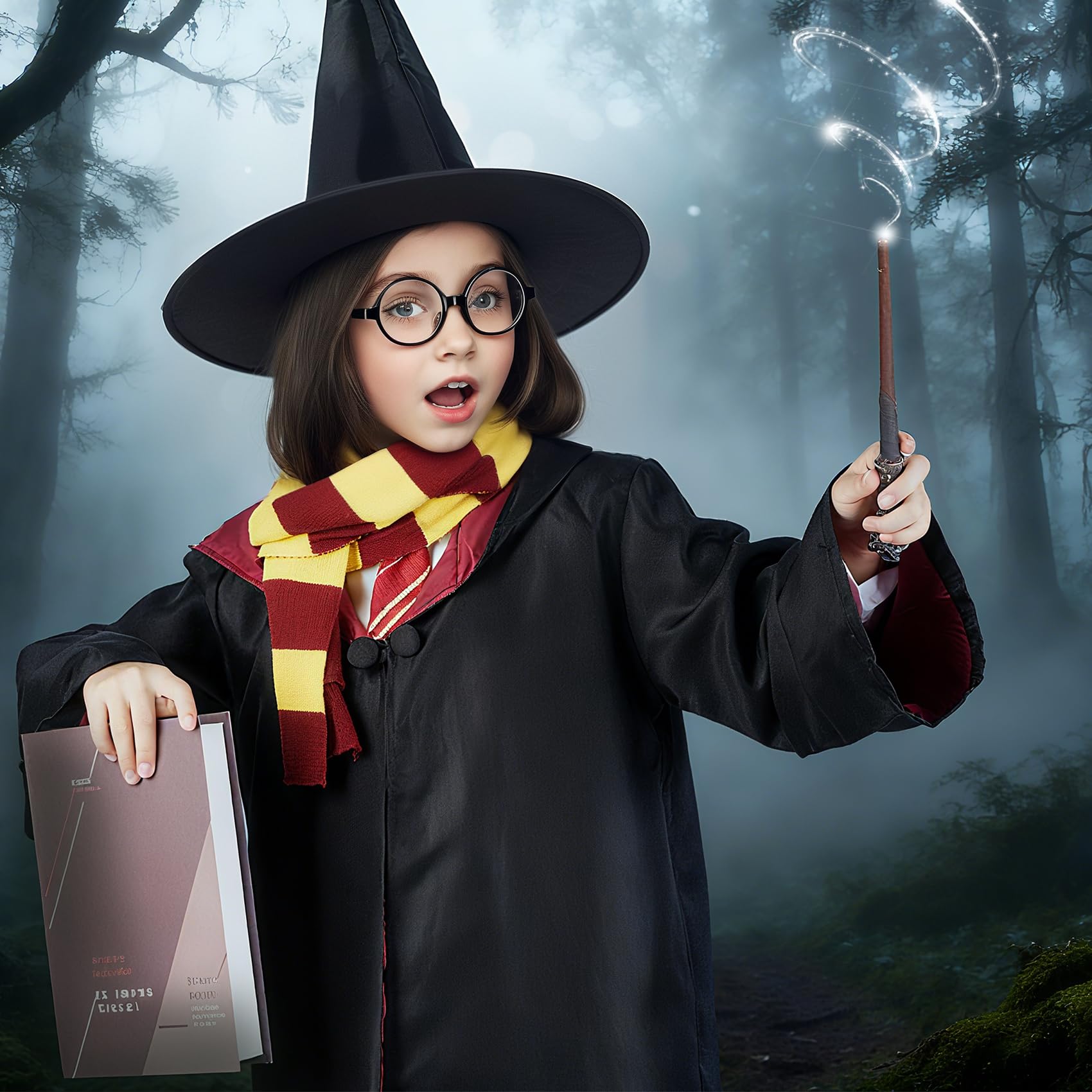 QAQ-COSPLAY wizard set offers a complete costume for versatile events.