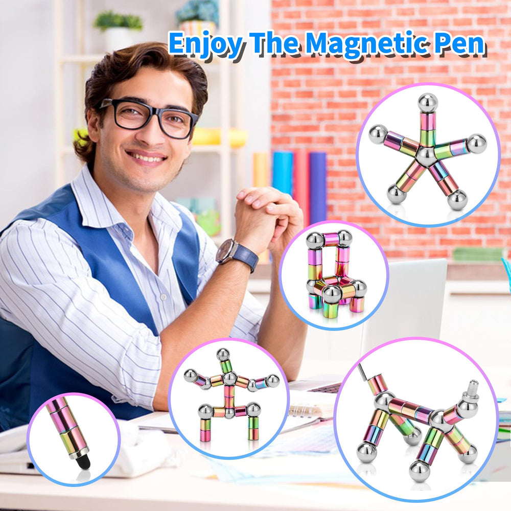 QAQcew fidget pen desk-setup visual showcases design evolution and mindful play