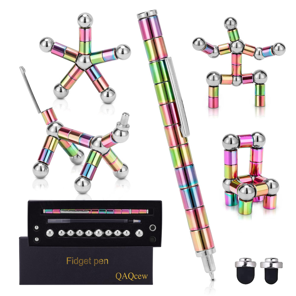 QAQcew fidget pen magnetic assembly promotes portable focus and creative play
