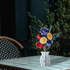 QARULUS colorful flowers kit enhances office decor vibe