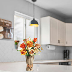 QARULUS rose kit on desk doubles as charming office decor.