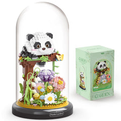 QARULUS Panda Flowers set base cover adds playful decor to your space