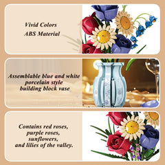 QARULUS sunflower building blocks adding bright color to room
