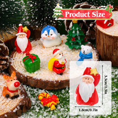 QAUYETM reindeer figurine for wreath accents and cozy seasonal displays.