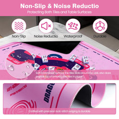 QAZWQAZ Neoprene Mahjong Surface – protects tiles and table