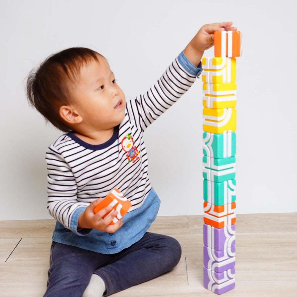 QBI durable ABS material emphasizes baby-safe, premium quality.