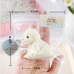 QCROAD SQUISHY Puppy Taba hand-holding view highlighting compact grip.