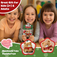 QCROAD SQUISHY Taba Bear compact design fits pockets for quiet, portable squeezes.